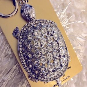 Natasha Couture Crystal Purse Charm/Keychain New